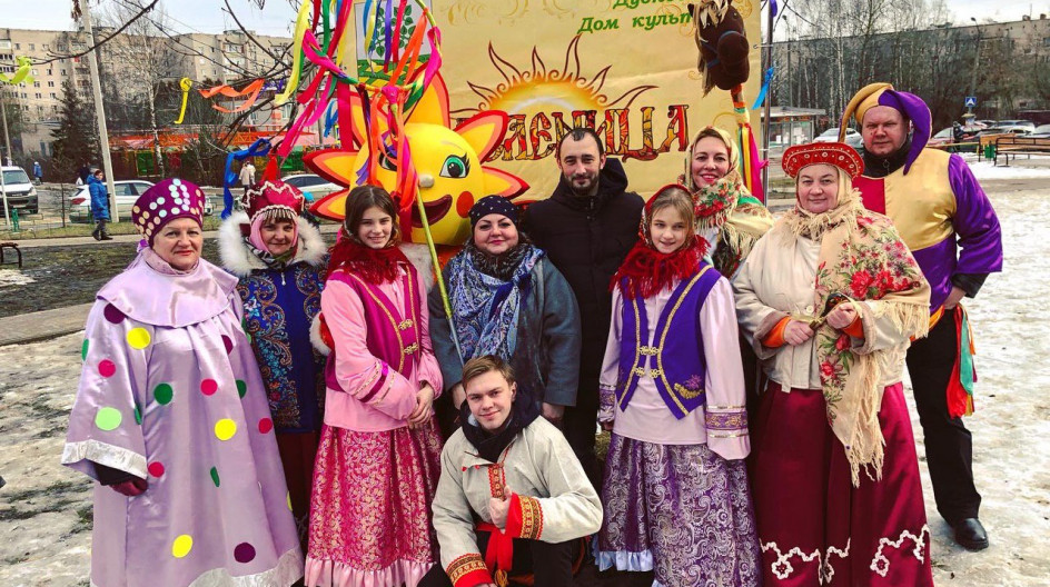 Алексей Солдатенко принял участие в праздновании Масленицы в Лесном Городке