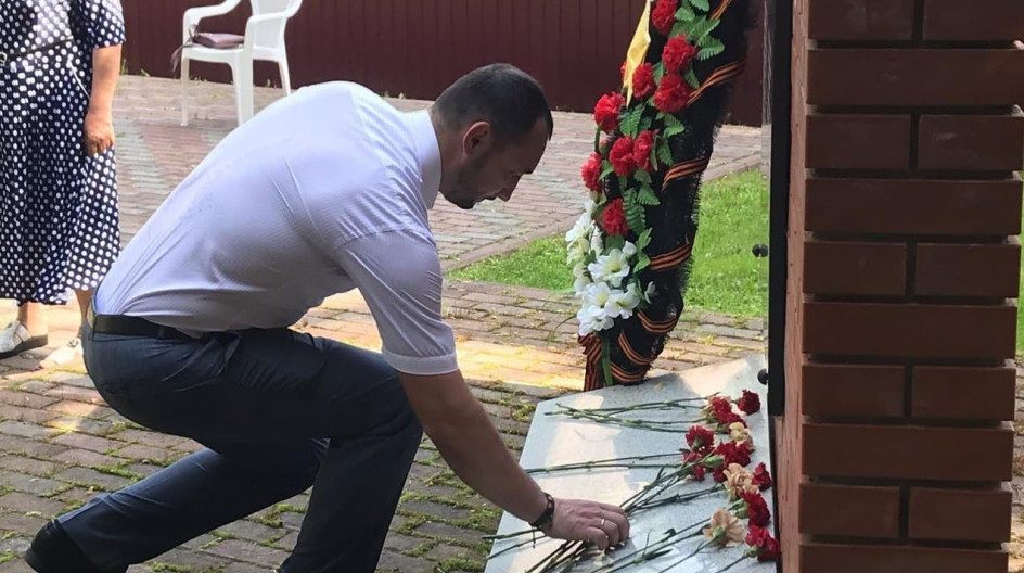 Алексей Солдатенко принял участие в акции "Свеча памяти" в Лесном Городке