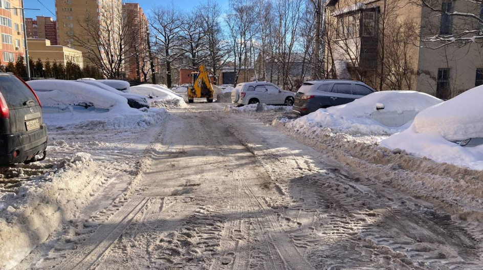 Алексей Солдатенко организовал проведение снегоуборочных работ в поселке ВНИИССОК