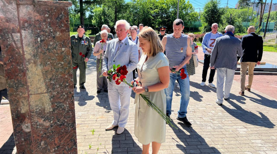 Алексей Солдатенко принял участие в памятном митинге по случаю Дня ветеранов боевых действий